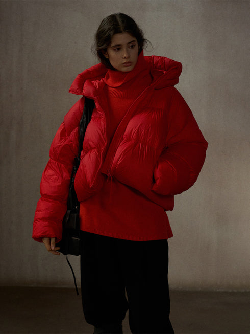 Fjord Cropped Cushioned Puffer Jacket
